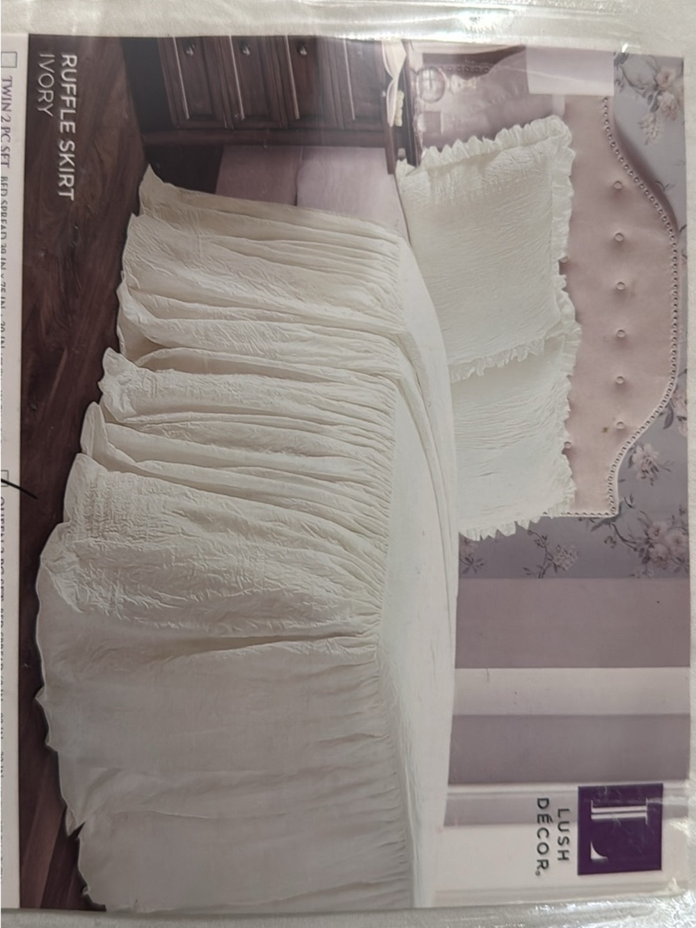 Ruffle Skirt Bedspread Set